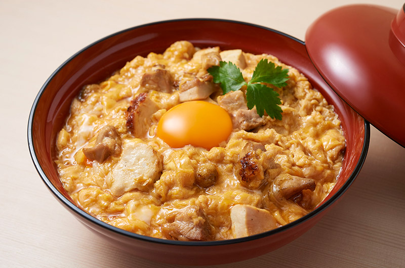 京紅地鶏の親子丼 上